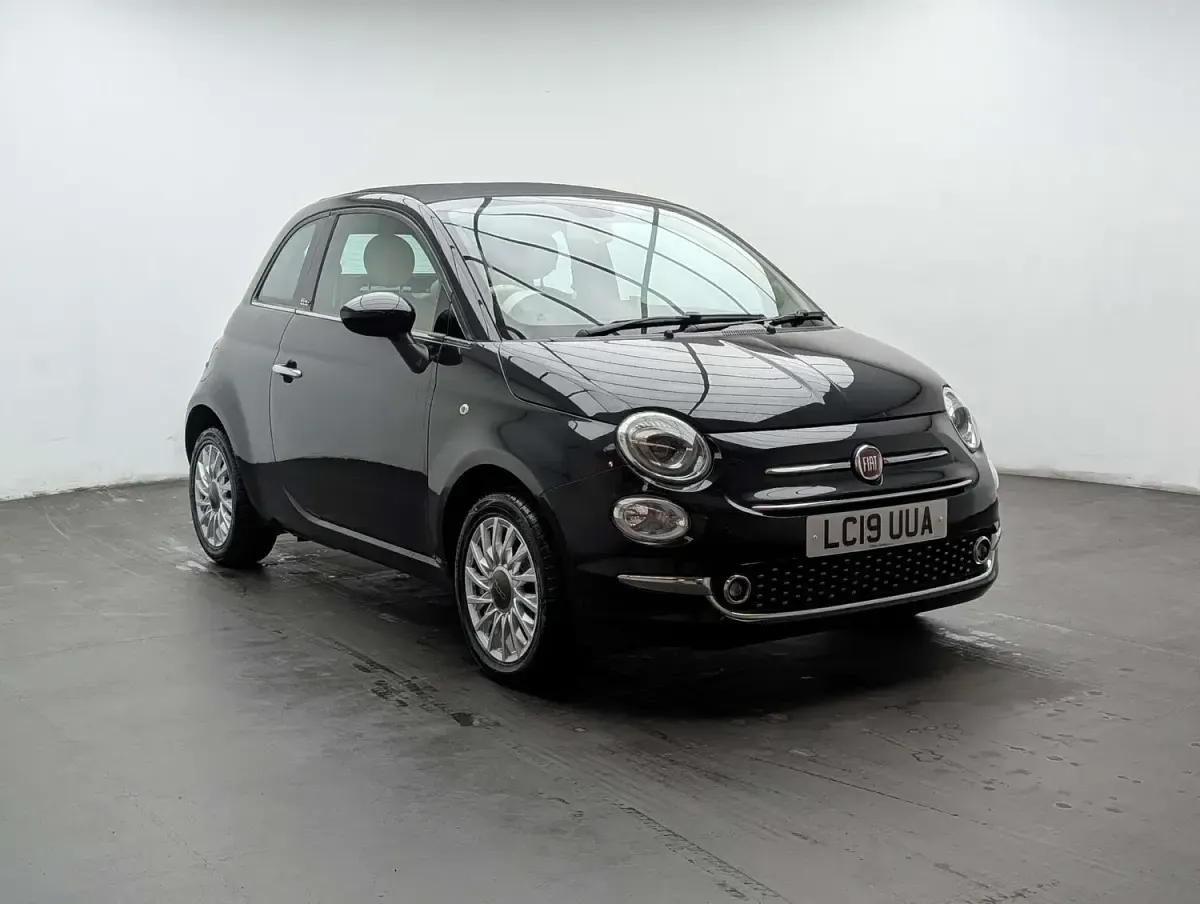 Used Fiat 500C Lounge 2019 Black Cabriolet