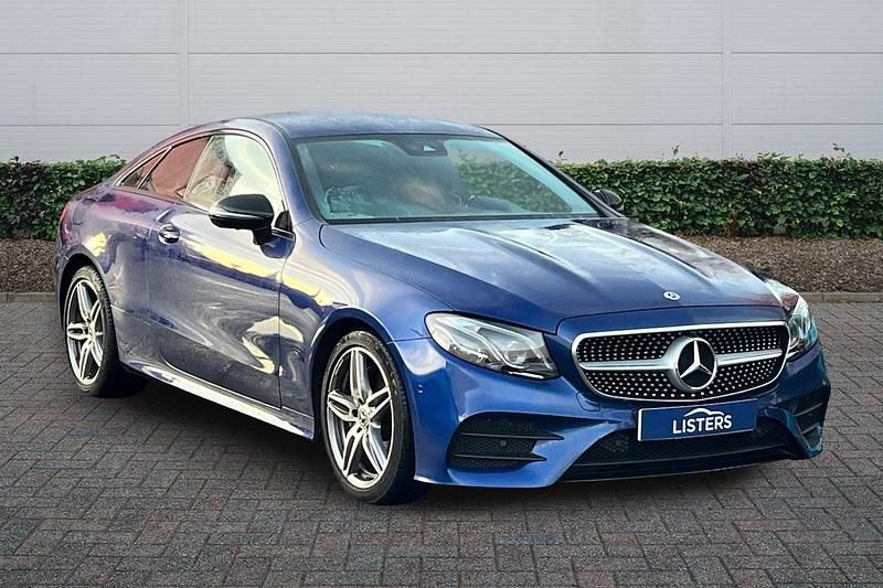 Blue Used 2020 Mercedes E300 AMG Line Premium Coupe | £22,990 (Fair price) - Image 1/4