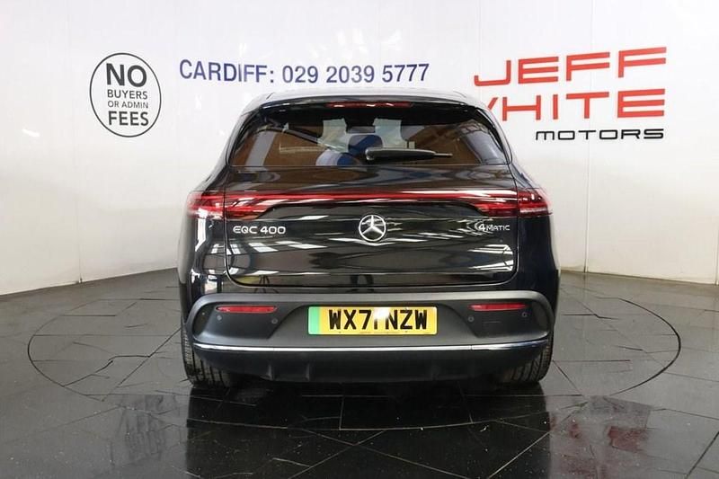 Used Mercedes EQC400 AMG line 300 kW (408 HP) 2021 Black SUV