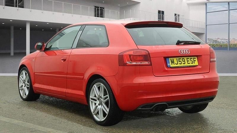 Used Audi A3 S-Line 2009 Red Hatchback