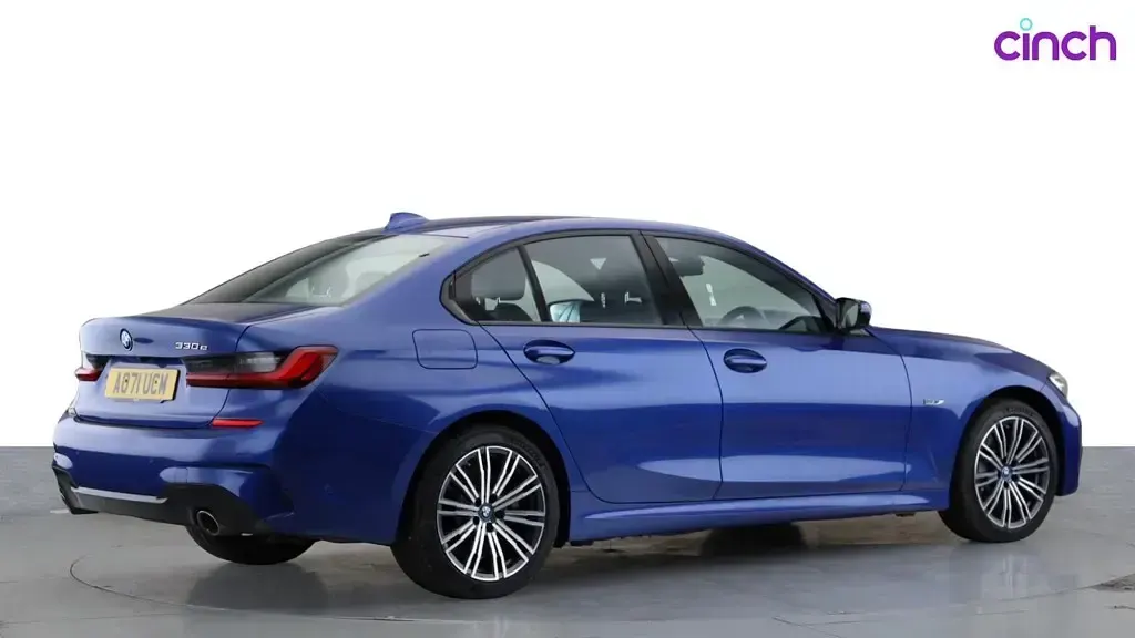 Used BMW 330e M Sport 2021 Blue Sedan