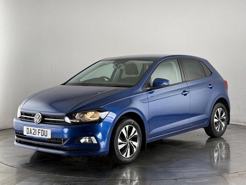 Used VW Polo Match 95 HP (69 kW) 2021 Blue Hatchback