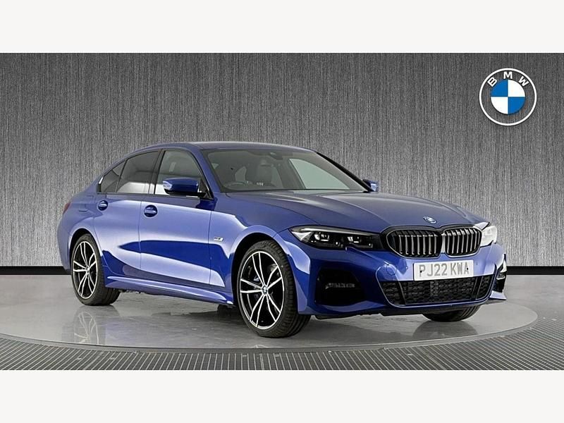 Blue Used 2022 BMW 330e M Sport Sedan | £26,990 (Fair price) - Image 1/3