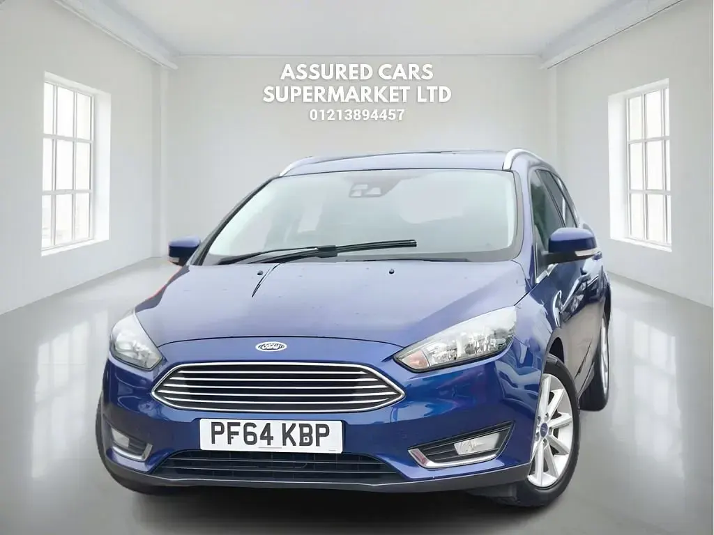 Used Ford Focus Titanium 125 HP (91 kW) 2015 Blue Estate