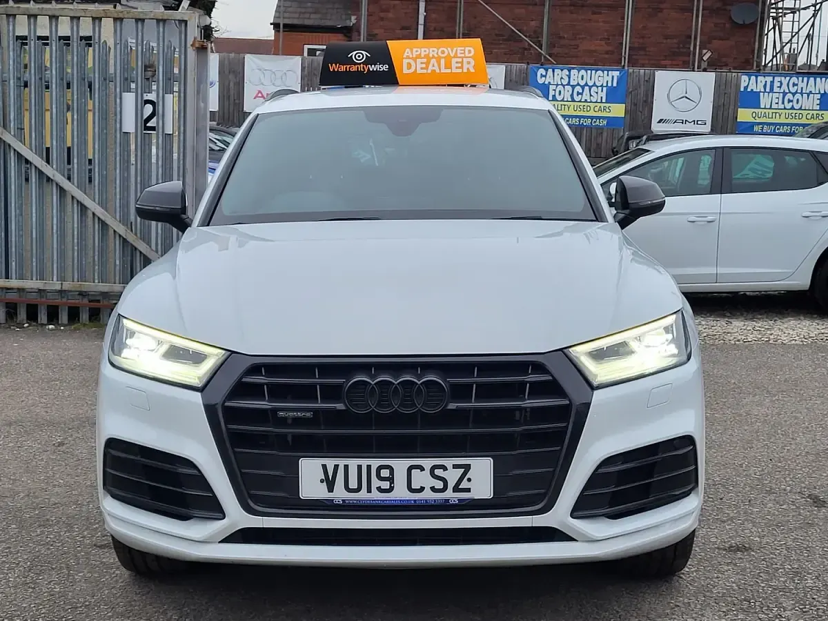 Used Audi Q5 Black Edition 190 HP (139 kW) 2019 White SUV