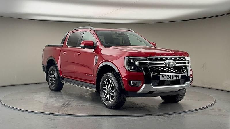 Used Ford Ranger Platinum 240 HP (176 kW) 2024 Lucid red tc/red carpet tc Pickup