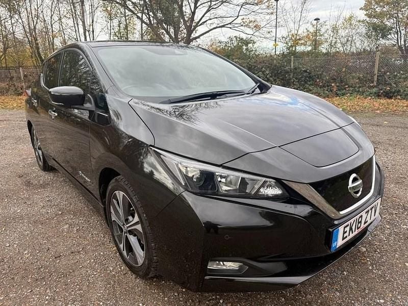 Black Used 2018 Nissan Leaf N-Connecta Hatchback | £6,995 (Fair price) - Image 1/4