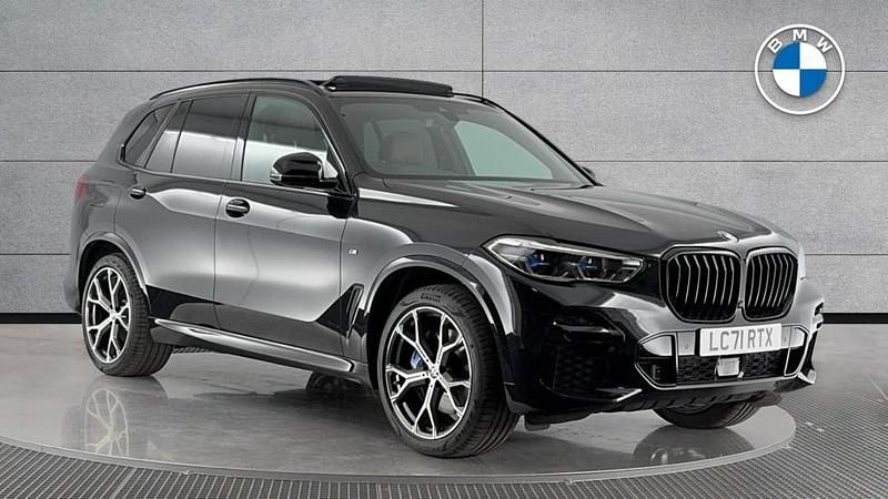 Black Used 2021 BMW X5 M Sport SUV | £45,850 (Fair price) - Image 1/4
