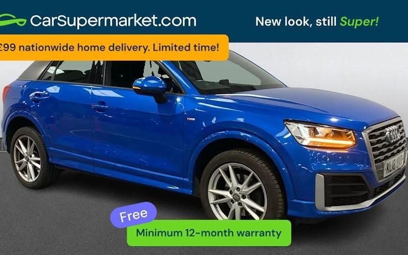 Used Audi Q2 S-Line 116 HP (85 kW) 2018 Blue SUV