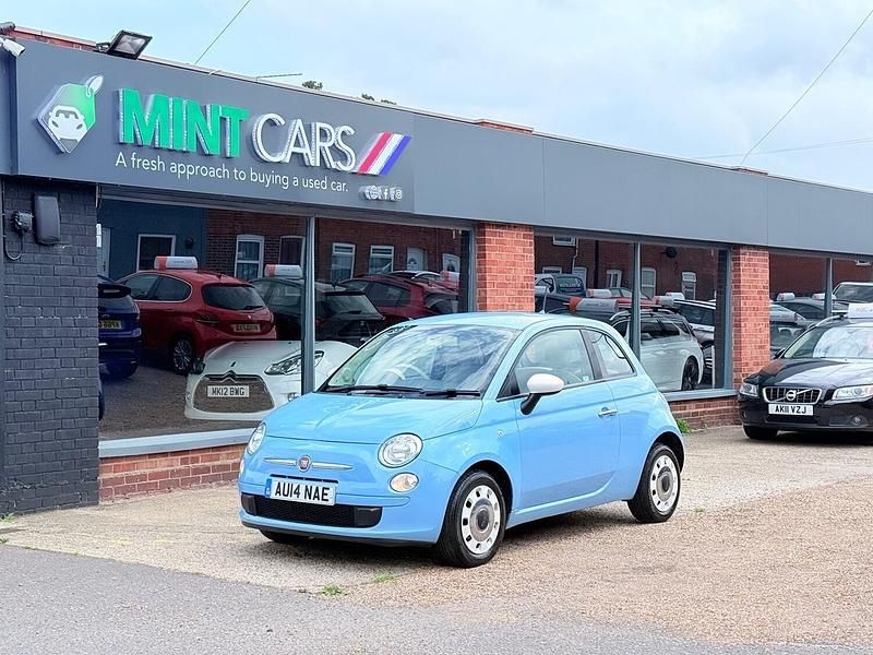 Blue Used 2014 Fiat 500 Hatchback | £3,495 (Good price) - Image 1/4