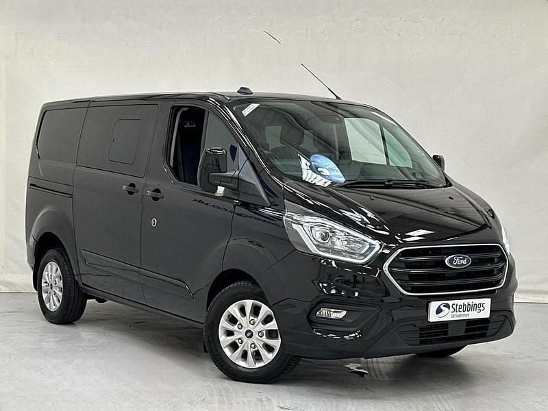 Black Used 2023 Ford Transit Custom Limited Van | £23,250 (Good price) - Image 1/4