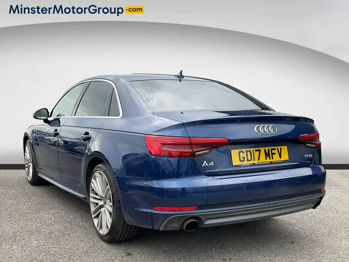 Used Audi A4 S-Line 190 HP (139 kW) 2017 Blue Sedan