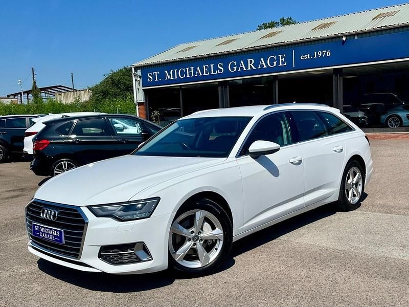 White Used 2019 Audi A6 Sport Estate | £18,995 (Super price) - Image 1/4