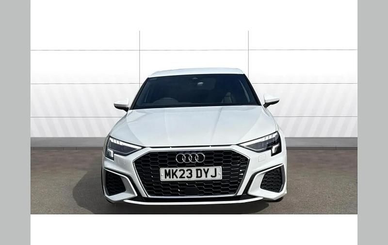Used Audi A3 S-Line 110 HP (80 kW) 2023 White Sedan