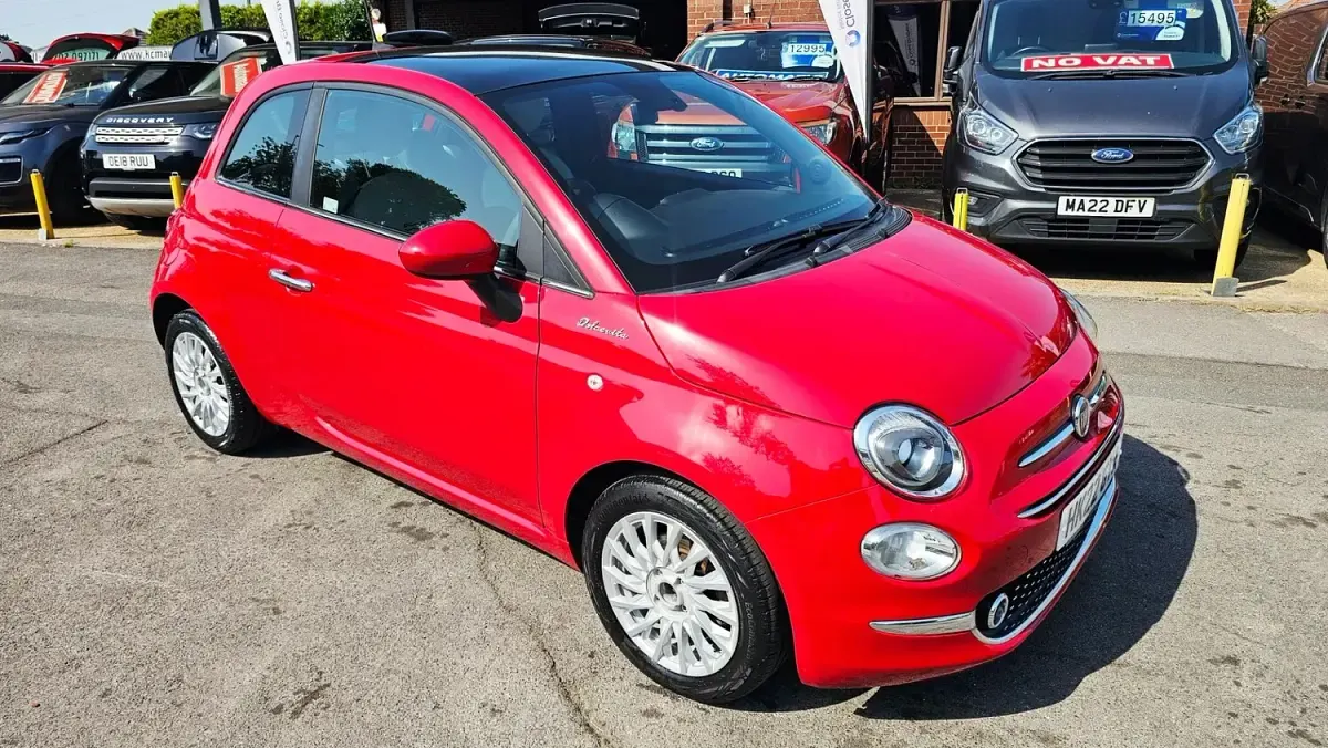 Used Fiat 500 Dolcevita 2022 Red Hatchback