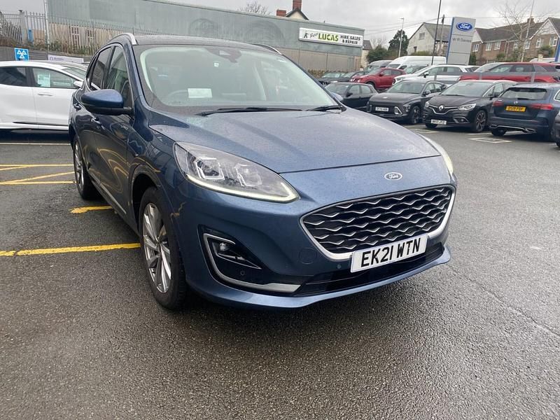 Used Ford Kuga Vignale 190 HP (139 kW) 2021 Chrome blue SUV