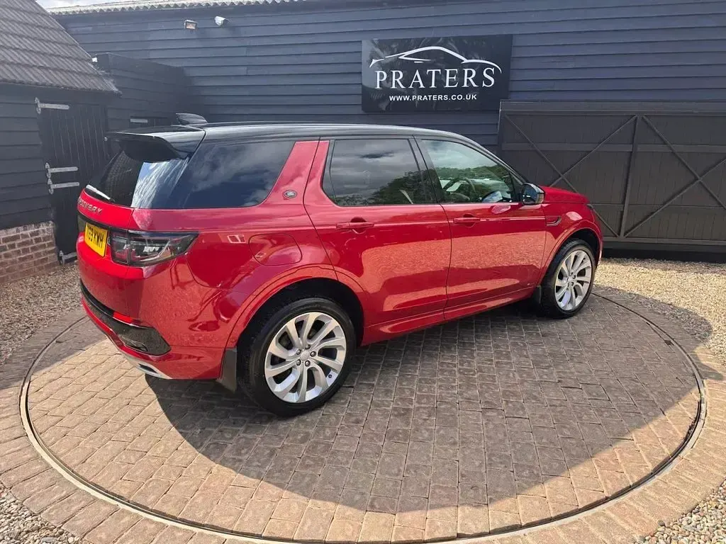 Begagnad Land Rover Discovery Sport SE Dynamic 2019 Röd SUV