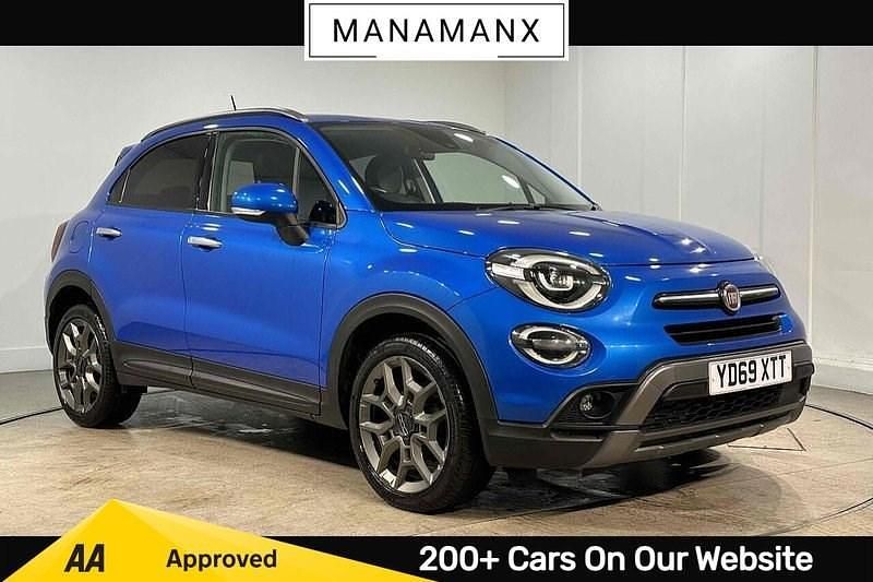 Blue Used 2019 Fiat 500X Cross Plus SUV | £7,890 (Fair price) - Image 1/3