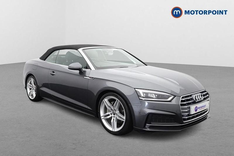 Grey Used 2020 Audi A5 Cabriolet S-Line Cabriolet | £20,099 (Fair price) - Image 1/4