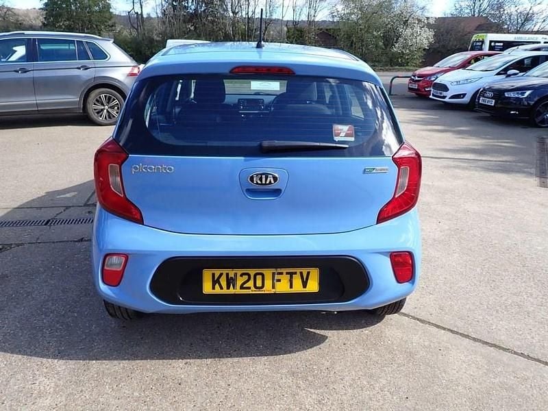 Used Kia Picanto 66 HP (48 kW) 2020 Blue Hatchback