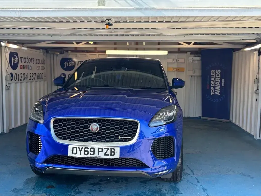 Used Jaguar E-Pace R-Dynamic 241 HP (177 kW) 2019 Blue SUV