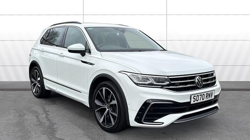 Used VW Tiguan R-line 150 HP (110 kW) 2021 White SUV