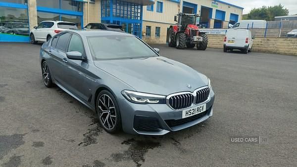 Blue Used 2021 BMW 520 M Sport Sedan | £25,450 (Fair price) - Image 1/4