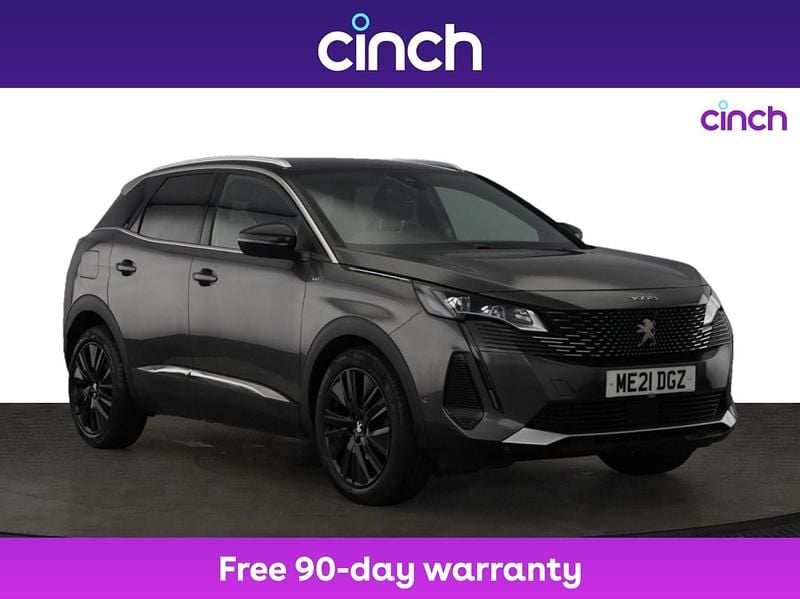Grey Used 2021 Peugeot 3008 Premium SUV | £18,649 (Fair price) - Image 1/3