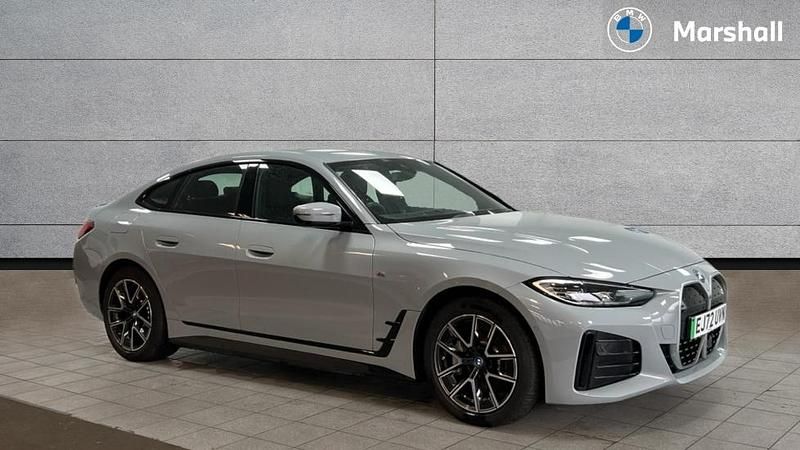 Brooklyn grey metallic Used 2022 BMW i4 M Sport Sedan | £27,990 (Fair price) - Image 1/4