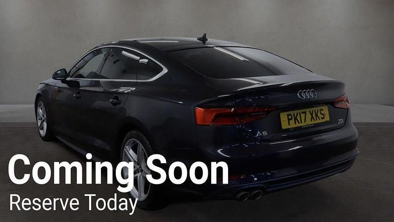 Used Audi A5 S-Line 2017 Blue Coupe