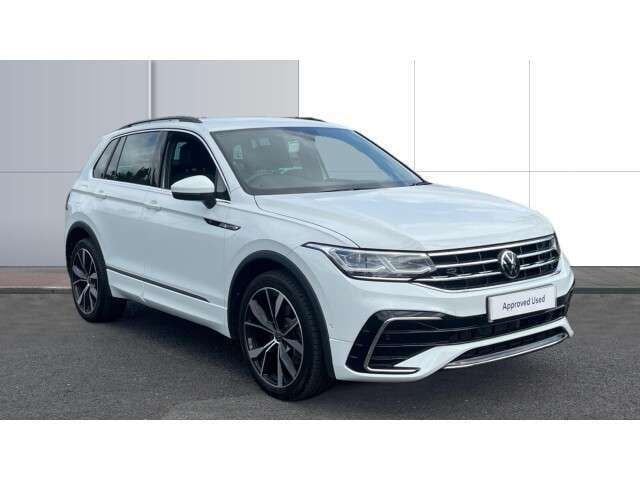 White Used 2023 VW Tiguan R-line SUV | £32,495 (Fair price) - Image 1/4