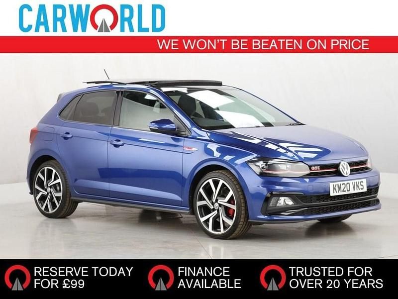 Blue Used 2020 VW Polo GTI Hatchback | £13,001 (Good price) - Image 1/3