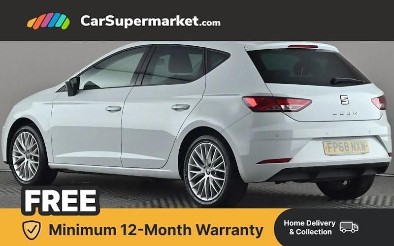 Used Seat Leon SE Dynamic 116 HP (85 kW) 2019 White Hatchback