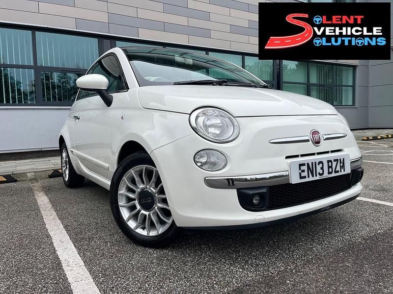 Used Fiat 500 Lounge 69 HP (50 kW) 2013 White Cabriolet