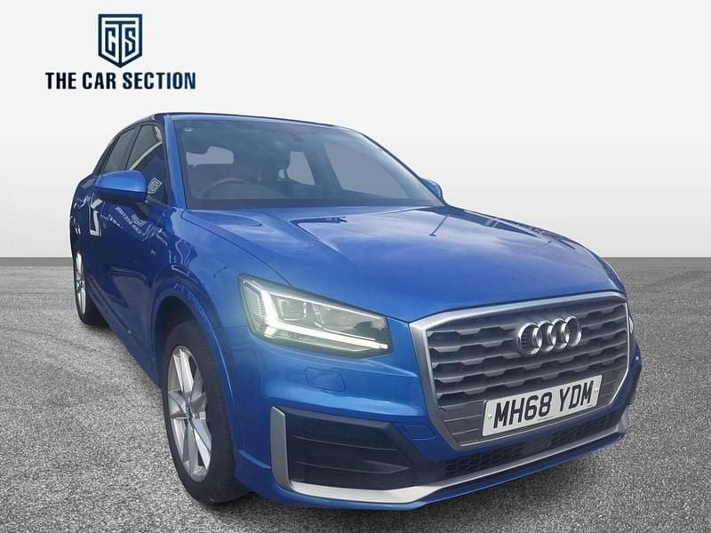 Blue Used 2019 Audi Q2 S-Line SUV | £9,695 (Fair price) - Image 1/3