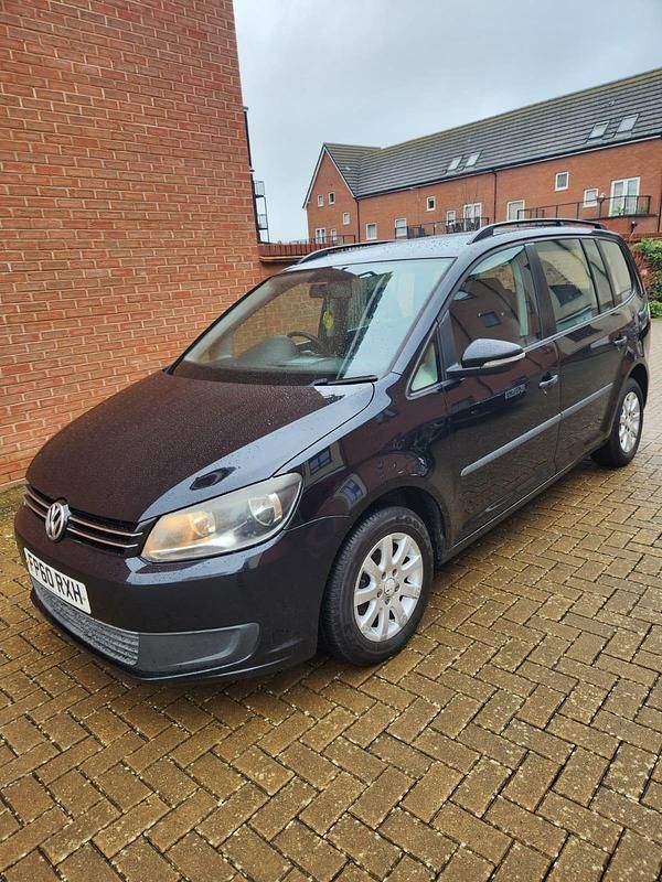 Used VW Touran S 105 HP (77 kW) 2010 Black MPV