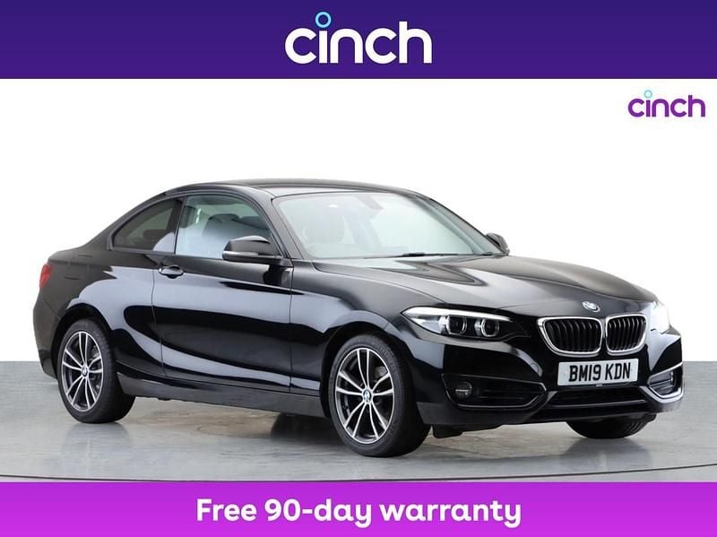 Black Used 2019 BMW 218 Sport Line Coupe | £12,399 (Good price) - Image 1/3