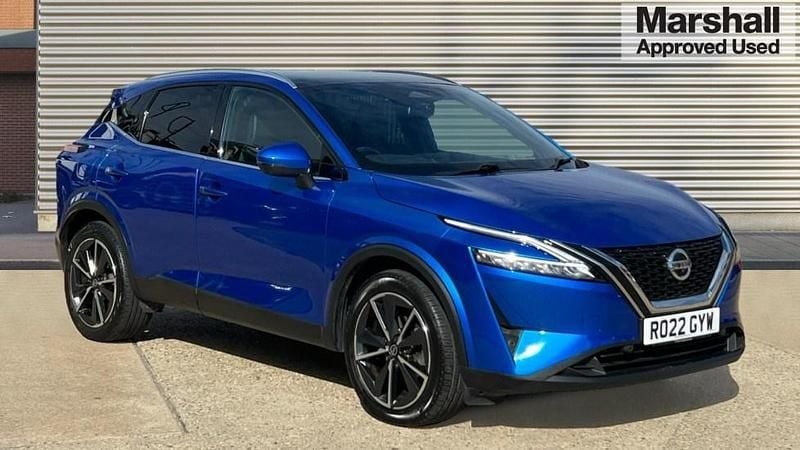 Blue Used 2022 Nissan Qashqai Tekna SUV | £18,741 (Fair price) - Image 1/4