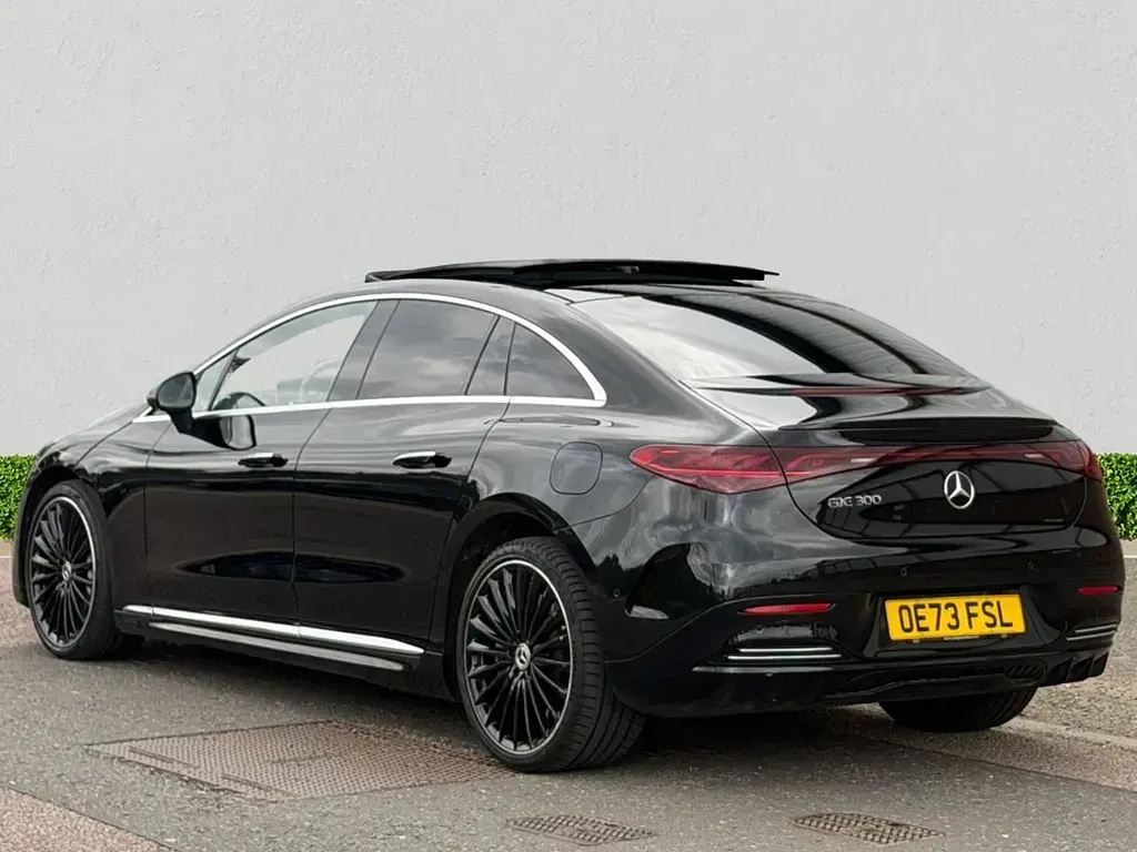 Used Mercedes EQE300 AMG line 180 kW (245 HP) 2023 Black Sedan
