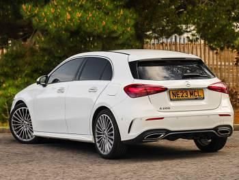 Used Mercedes A200 AMG Line Premium Plus 163 HP (119 kW) 2023 White Hatchback