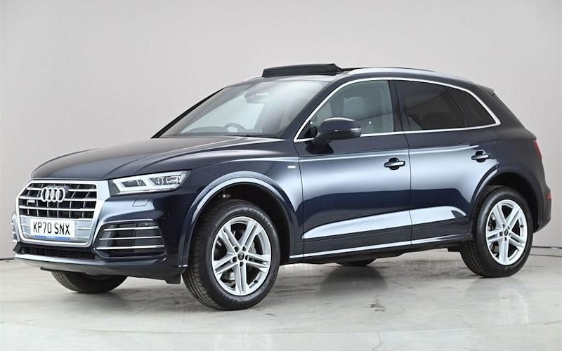 Used Audi Q5 S-Line 190 HP (139 kW) 2020 Blue SUV