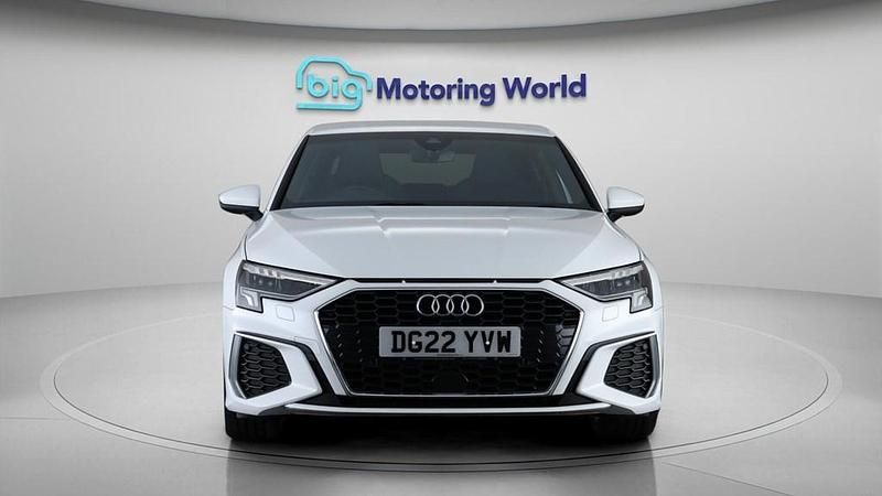 Used Audi A3 S-Line 110 HP (80 kW) 2022 White Sedan