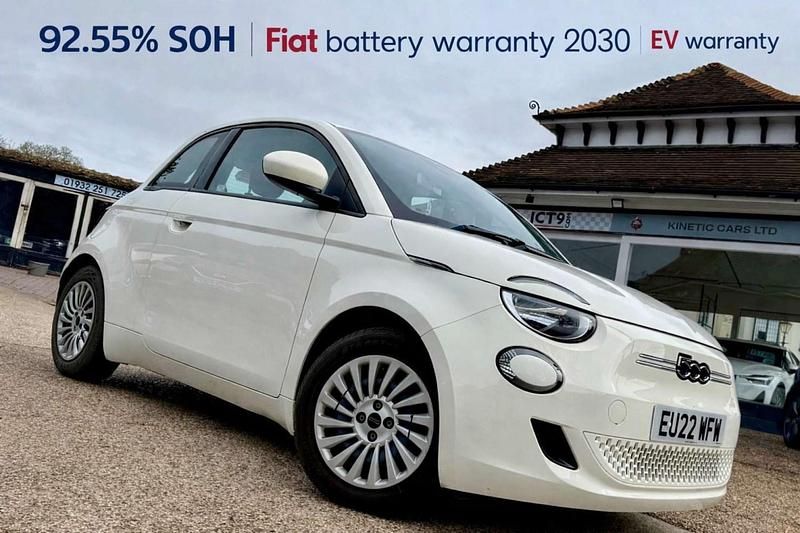 Used Fiat 500e Action 69 kW (95 HP) 2022 White Hatchback