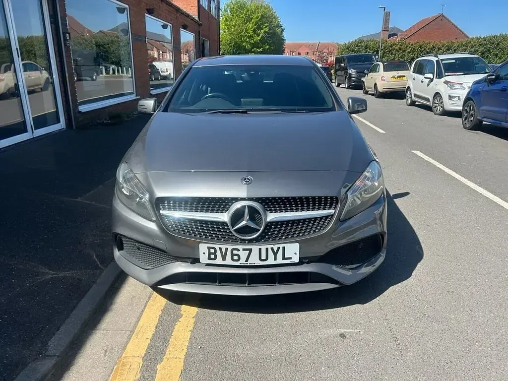 Used Mercedes A180 AMG line 122 HP (89 kW) 2017 Grey Hatchback