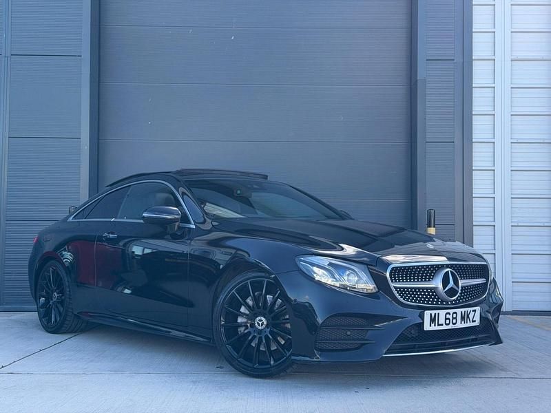 Used Mercedes E220 AMG Line Premium Plus 194 HP (142 kW) 2018 Black Coupe