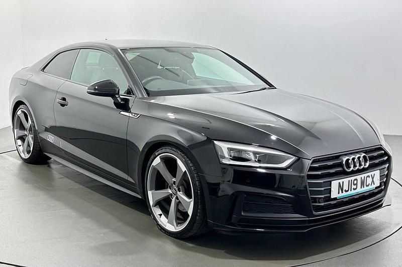 Used Audi A5 Black Edition 150 HP (110 kW) 2019 Black Coupe