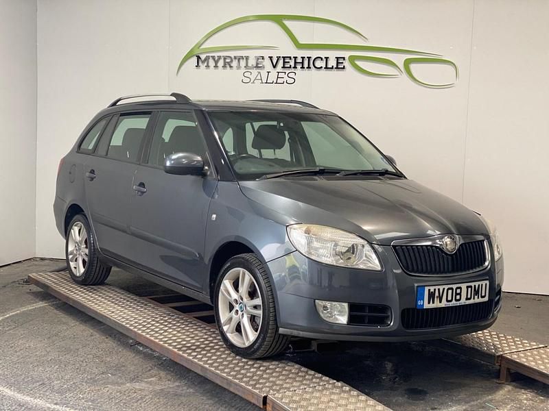 Used Skoda Fabia 105 HP (77 kW) 2008 Grey Estate