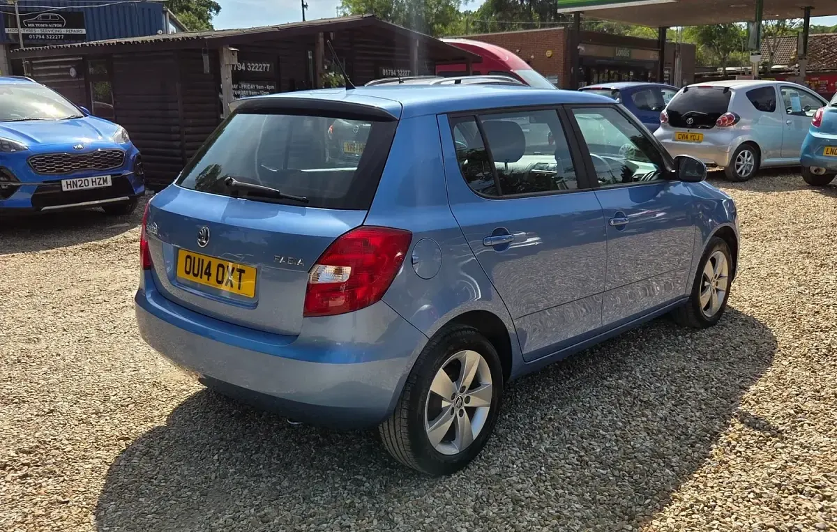 Used Skoda Fabia SE 2014 Blue Hatchback