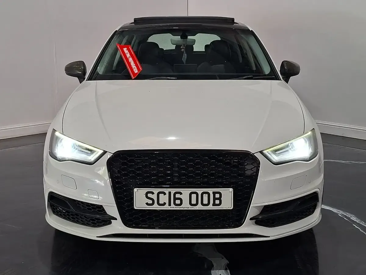 Used Audi S3 Sportback Design 300 HP (220 kW) 2016 White Hatchback