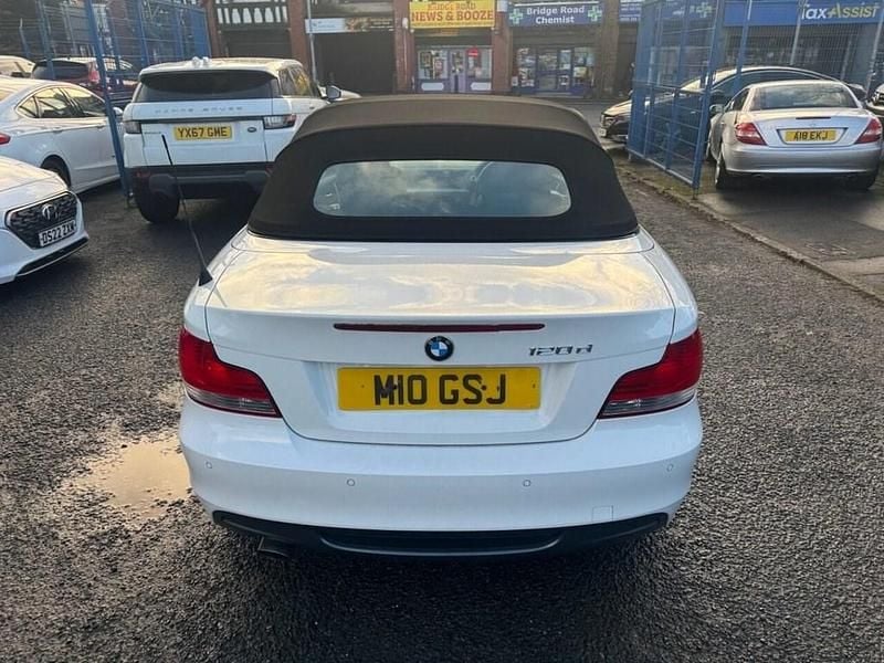 Used BMW 120 Cabriolet M Sport 2010 White Cabriolet